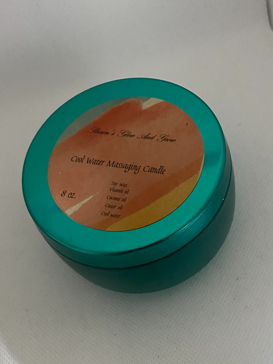 Cool Water soy wax candle 8 OZ.